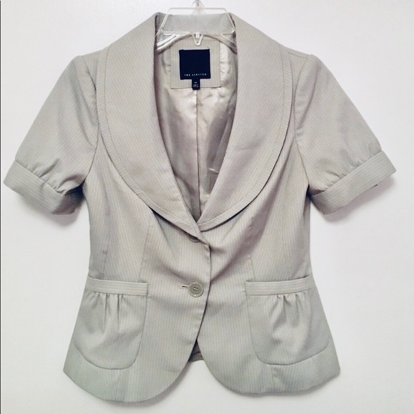 Limited Short Sleeve Gray Jacket - Picture 1 of 8